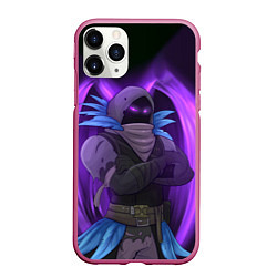 Чехол iPhone 11 Pro матовый Violet Raven, цвет: 3D-малиновый