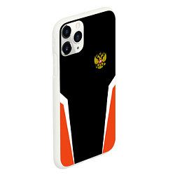 Чехол iPhone 11 Pro матовый Russia: Orange Sport, цвет: 3D-белый — фото 2