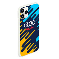 Чехол iPhone 11 Pro матовый Audi: Colour Sport, цвет: 3D-белый — фото 2