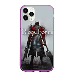 Чехол iPhone 11 Pro матовый Bloodborne: Hell Knight, цвет: 3D-фиолетовый