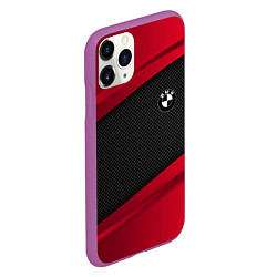 Чехол iPhone 11 Pro матовый BMW Sport, цвет: 3D-фиолетовый — фото 2