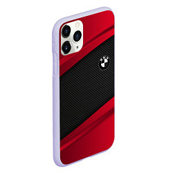 Чехол iPhone 11 Pro матовый BMW Sport, цвет: 3D-светло-сиреневый — фото 2