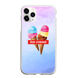Чехол iPhone 11 Pro матовый Ice Creme