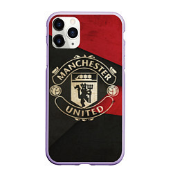 Чехол iPhone 11 Pro матовый FC Man United: Old Style