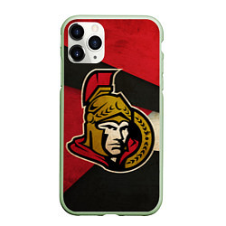 Чехол iPhone 11 Pro матовый HC Ottawa Senators: Old Style
