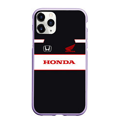 Чехол iPhone 11 Pro матовый Honda Sport, цвет: 3D-светло-сиреневый