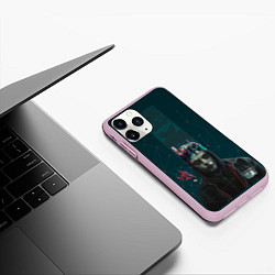 Чехол iPhone 11 Pro матовый Mr. Robot, цвет: 3D-розовый — фото 2