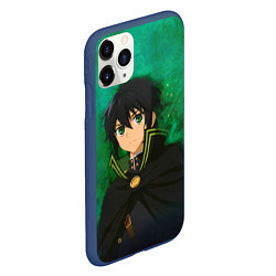 Чехол iPhone 11 Pro матовый Yuichiro Hyakuya, цвет: 3D-тёмно-синий — фото 2