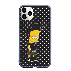 Чехол iPhone 11 Pro матовый Барт с дредами