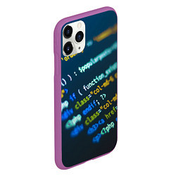 Чехол iPhone 11 Pro матовый Programming Collection, цвет: 3D-фиолетовый — фото 2