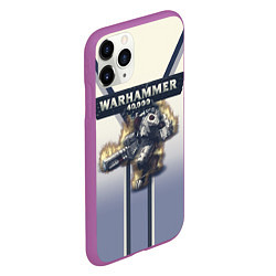 Чехол iPhone 11 Pro матовый Warhammer 40000: Tau Empire, цвет: 3D-фиолетовый — фото 2