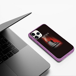 Чехол iPhone 11 Pro матовый Twin Peaks: Firewalk with me, цвет: 3D-фиолетовый — фото 2