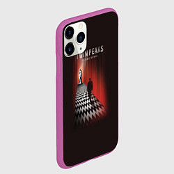 Чехол iPhone 11 Pro матовый Twin Peaks: Firewalk with me, цвет: 3D-фиолетовый — фото 2