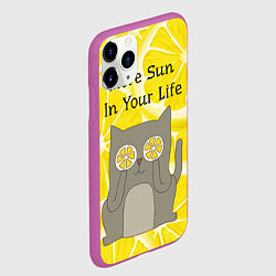 Чехол iPhone 11 Pro матовый More Sun In Your Life, цвет: 3D-фиолетовый — фото 2