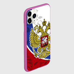 Чехол iPhone 11 Pro матовый Российская душа, цвет: 3D-фиолетовый — фото 2