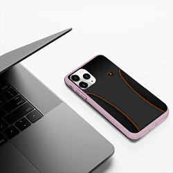 Чехол iPhone 11 Pro матовый Lamborghini Style, цвет: 3D-розовый — фото 2