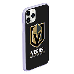 Чехол iPhone 11 Pro матовый Vegas: Golden Knights, цвет: 3D-светло-сиреневый — фото 2