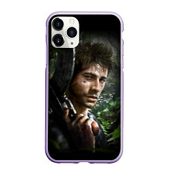 Чехол iPhone 11 Pro матовый Far Cry 3: Jungle Soldier, цвет: 3D-светло-сиреневый