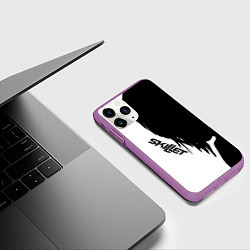 Чехол iPhone 11 Pro матовый Skillet Shadow, цвет: 3D-фиолетовый — фото 2