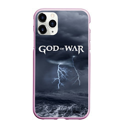 Чехол iPhone 11 Pro матовый God of War: Storm, цвет: 3D-розовый