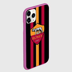 Чехол iPhone 11 Pro матовый FC Roma 1927, цвет: 3D-фиолетовый — фото 2