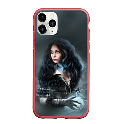 Чехол iPhone 11 Pro матовый The Witcher 3: Magical Woman