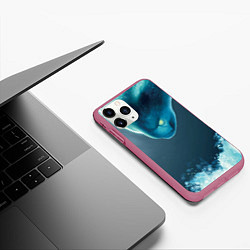 Чехол iPhone 11 Pro матовый Dota 2: Morphling, цвет: 3D-малиновый — фото 2