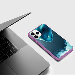 Чехол iPhone 11 Pro матовый Dota 2: Morphling, цвет: 3D-фиолетовый — фото 2