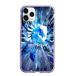 Чехол iPhone 11 Pro матовый Team Liquid: Splinters, цвет: 3D-светло-сиреневый