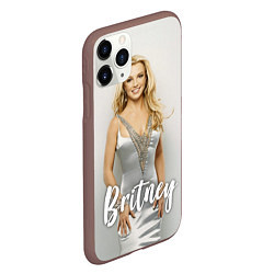 Чехол iPhone 11 Pro матовый Britney Spears, цвет: 3D-коричневый — фото 2