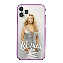 Чехол iPhone 11 Pro матовый Britney Spears, цвет: 3D-фиолетовый