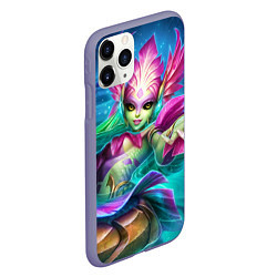 Чехол iPhone 11 Pro матовый Nami: LoL, цвет: 3D-серый — фото 2