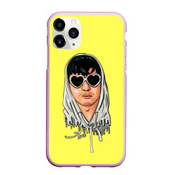 Чехол iPhone 11 Pro матовый Joji Love, цвет: 3D-розовый