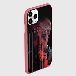 Чехол iPhone 11 Pro матовый Death Stranding, цвет: 3D-малиновый — фото 2