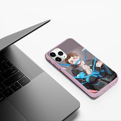 Чехол iPhone 11 Pro матовый Connor Pain, цвет: 3D-розовый — фото 2