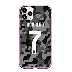 Чехол iPhone 11 Pro матовый Ronaldo 7: Camo Sport