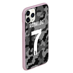 Чехол iPhone 11 Pro матовый Ronaldo 7: Camo Sport, цвет: 3D-розовый — фото 2