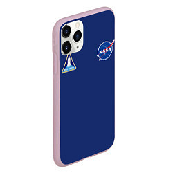 Чехол iPhone 11 Pro матовый NASA: Special Form, цвет: 3D-розовый — фото 2