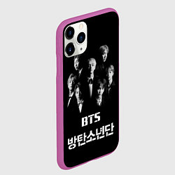 Чехол iPhone 11 Pro матовый BTS Group, цвет: 3D-фиолетовый — фото 2