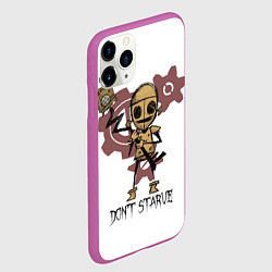 Чехол iPhone 11 Pro матовый Don't Starve: WX-78, цвет: 3D-фиолетовый — фото 2