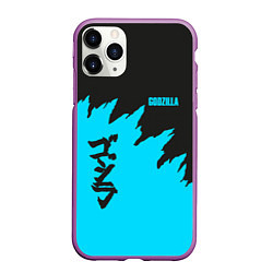 Чехол iPhone 11 Pro матовый GODZILLA, цвет: 3D-фиолетовый