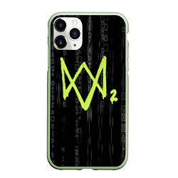 Чехол iPhone 11 Pro матовый Watch Dogs 2: Binary Code