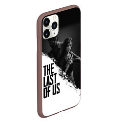 Чехол iPhone 11 Pro матовый The Last of Us: White & Black, цвет: 3D-коричневый — фото 2