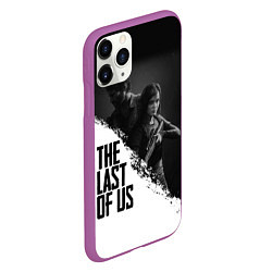 Чехол iPhone 11 Pro матовый The Last of Us: White & Black, цвет: 3D-фиолетовый — фото 2