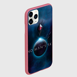 Чехол iPhone 11 Pro матовый No Man’s Sky: Dark Space, цвет: 3D-малиновый — фото 2
