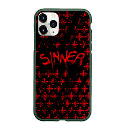 Чехол iPhone 11 Pro матовый Far Cry 5: Sinner, цвет: 3D-темно-зеленый