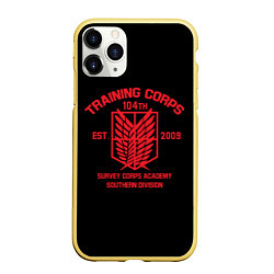 Чехол iPhone 11 Pro матовый Training Corps est. 2009