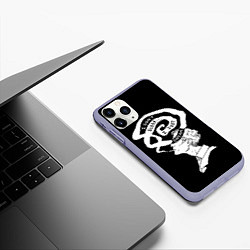 Чехол iPhone 11 Pro матовый True Detective: I just dream, цвет: 3D-светло-сиреневый — фото 2