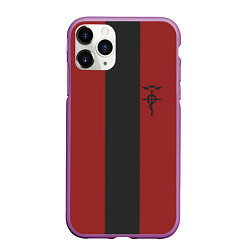 Чехол iPhone 11 Pro матовый FMA anime лого