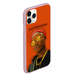 Чехол iPhone 11 Pro матовый XXXtentacion king, цвет: 3D-розовый — фото 2